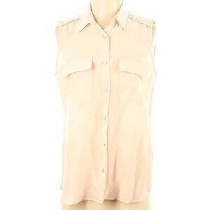 Banana Republic 100% Silk Sleeveless Blouse Heritage Collection